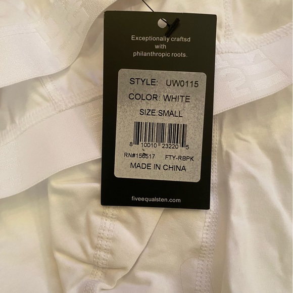 5equals ten NWT White trunk Small - Picture 11 of 12